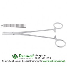 Phaneuf Hysterectomy Forcep Straight - 1 x 2 Teeth Stainless Steel, 20.5 cm - 8"